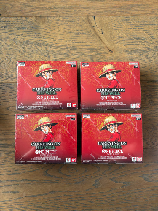 One Piece OP13 Carrying On His Will Booster Box Sealed English