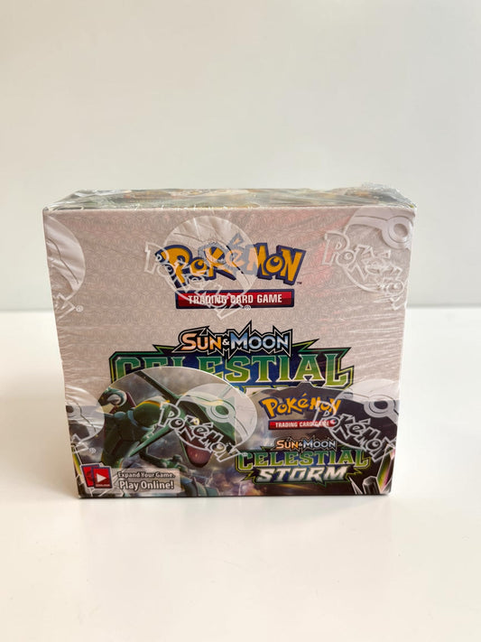 Pokemon Sun and Moon Celestial Storm Booster Box Sealed